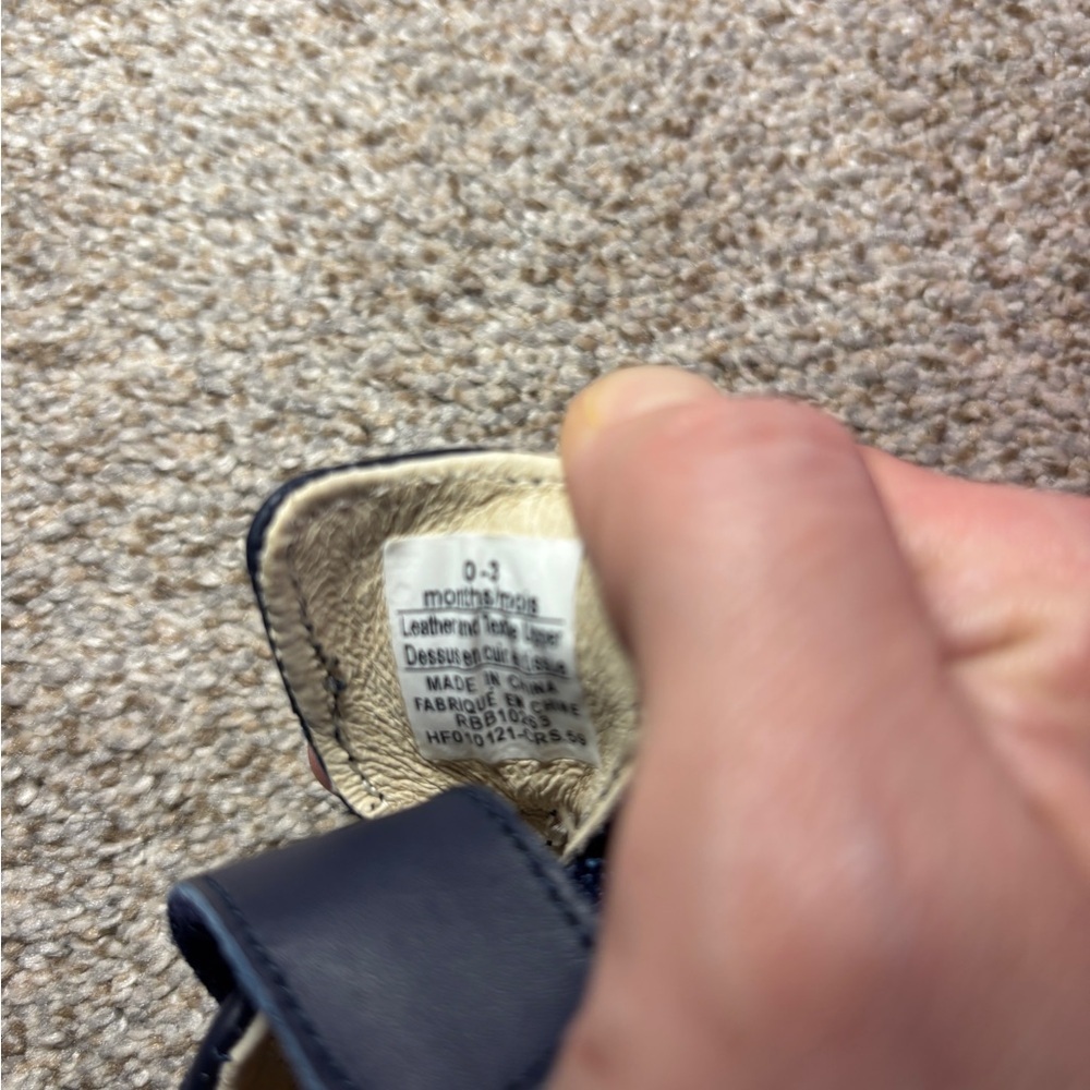 ROBEEZ First Kicks boys shoes Finn Navy 0-3 months first walkers - Picture 4 of 6